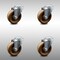 Service Caster 4 Inch SS High Temp Phenolic Wheel Swivel Bolt Hole Caster Set SCC-SSBH20S414-PHSHT-4 - alternate 1